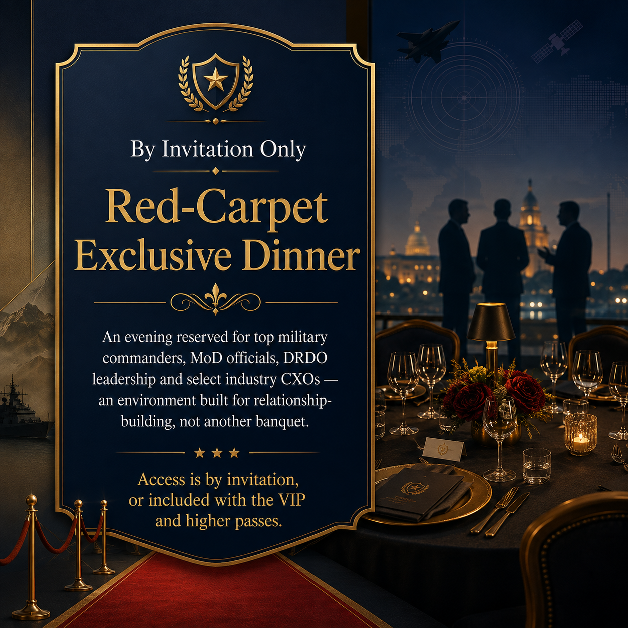 Red carpet leadership dinner at BDTS
